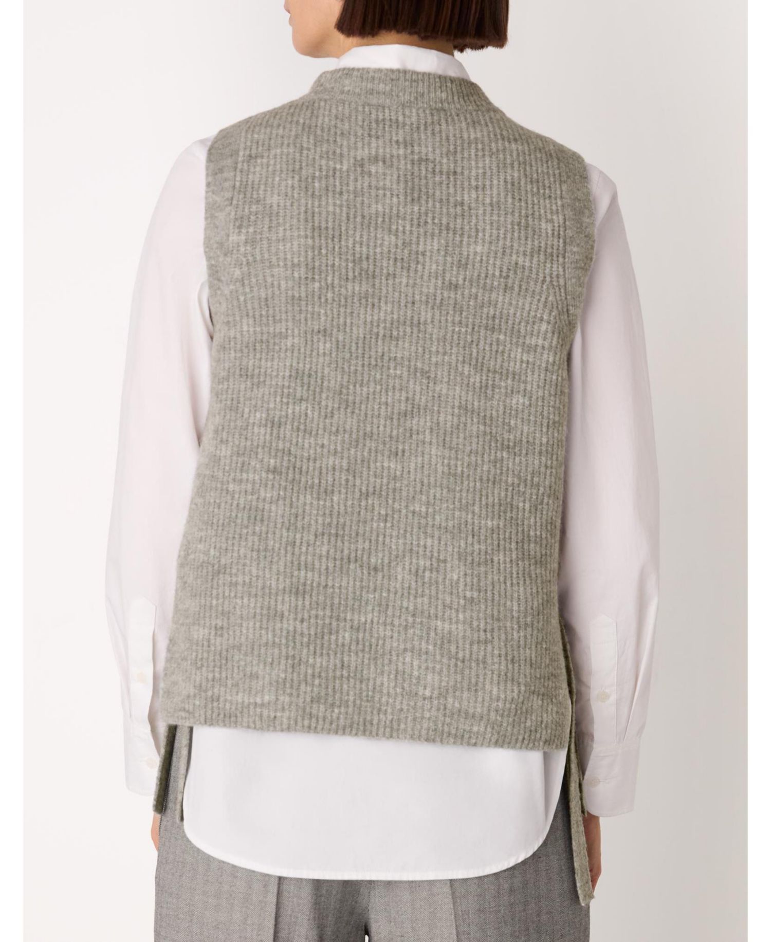 Women's Wool Mix Side Tie Detail Tank