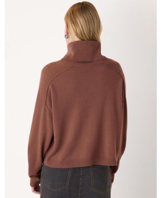 Women's Wool Cowl Neck Knit Sweater