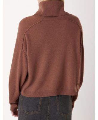 Women's Wool Cowl Neck Knit Sweater