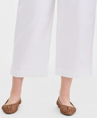 Plus Size High-Rise Shaping Cropped Jeans