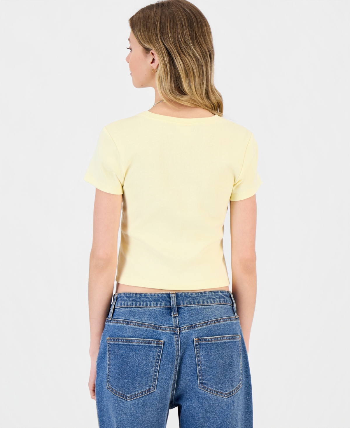 Self Esteem Juniors' Hibiscus Graphic T-Shirt