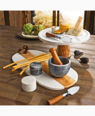 Thirstystone Marble & Wood Long Oval Board