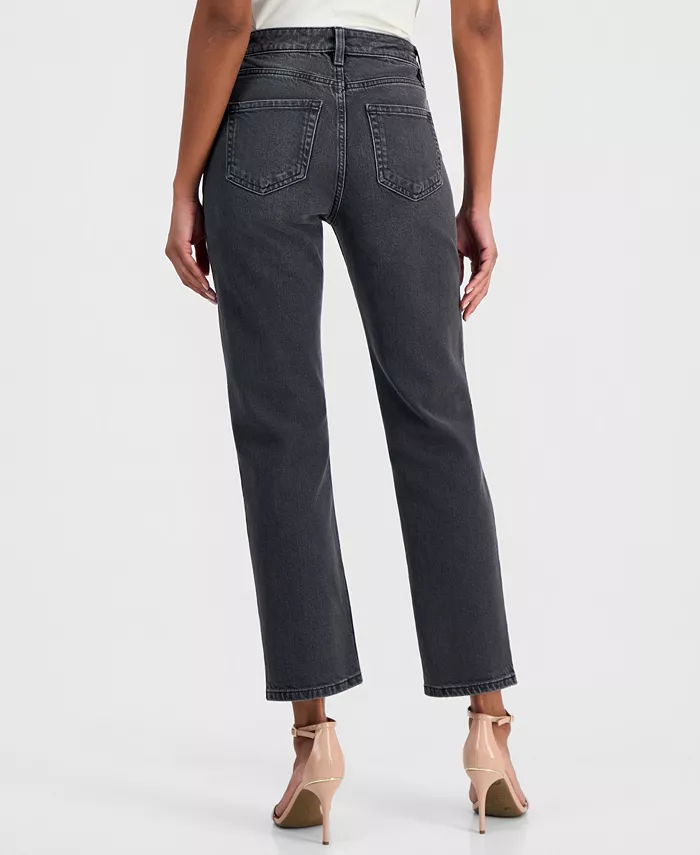 Women's High-Rise Straight Ankle Jeans - thumbnail 9