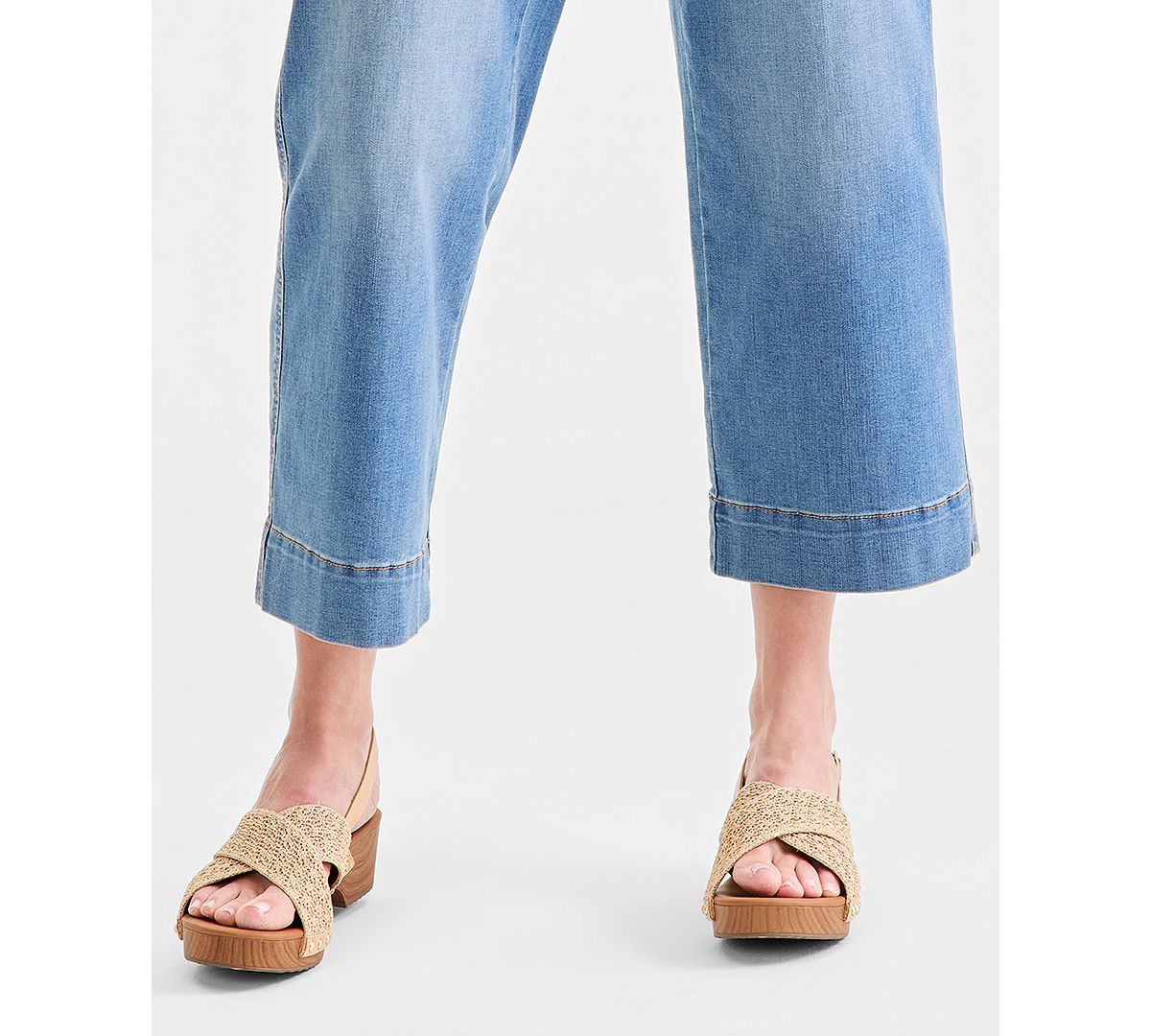 Style & Co Women's High Rise Pull-On Cropped Jeans, Macy's Exclusive view 6 — MAYCSS fashion products