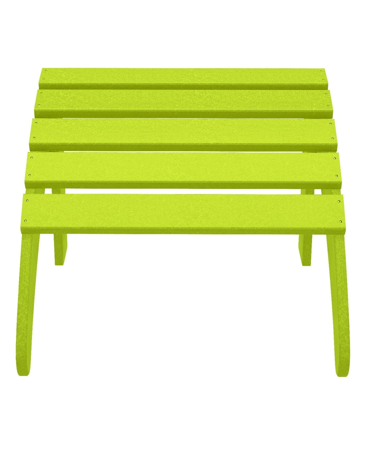 WestinTrends 5-Piece Adirondack Chair with Folding Ottoman and Table Set