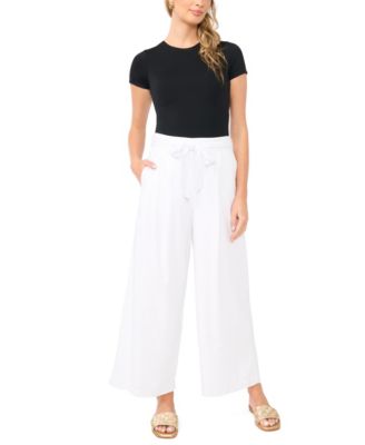 Women's Wide-Leg Tie Waist Pants