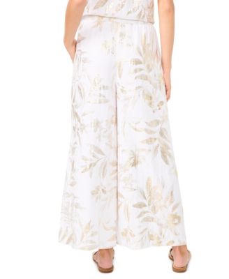 Women's Wide-Leg Pull-On Pants