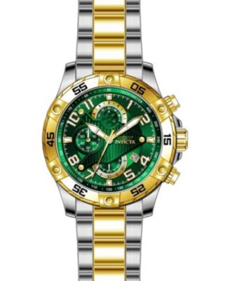 Men's 26099 S1 Rally Quartz Multifunction Green Dial Watch
