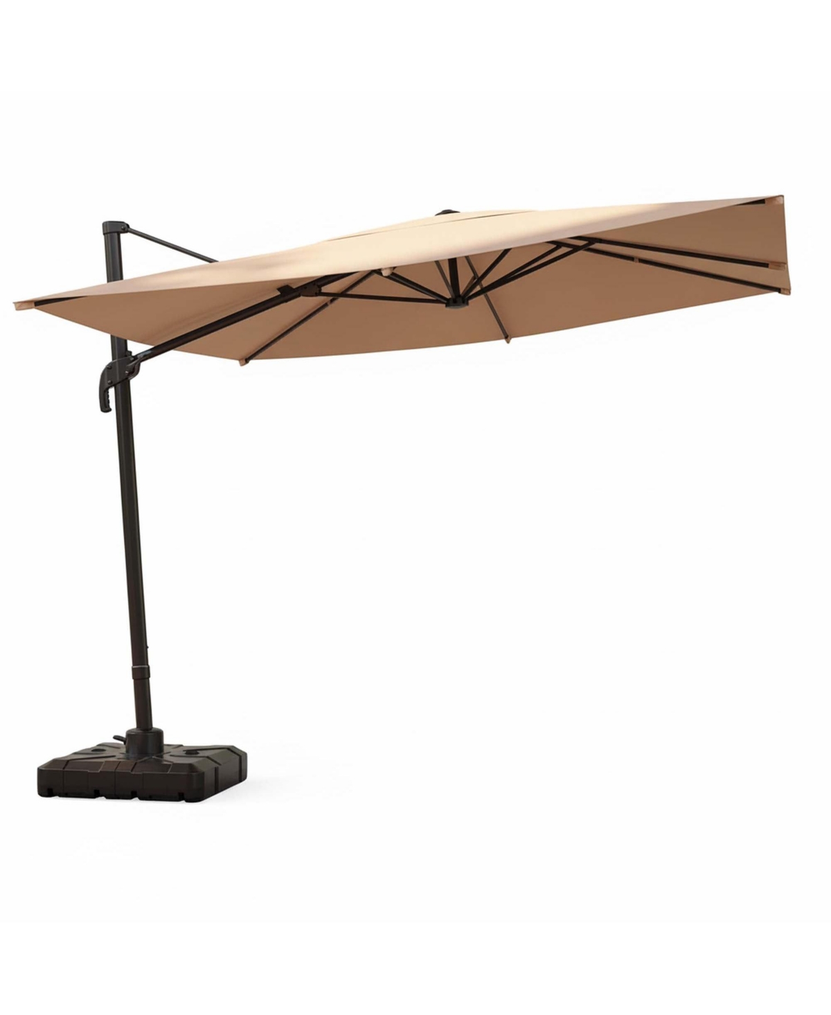 Boyel Living 9x9 Ft Square Roman Patio Umbrella - Classic Shade for Small Patio, Poolside & Outdoor Dining