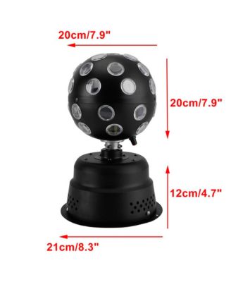 30W Disco Party Light with 9 RGB LEDs, Sound & Auto Modes for Home & Stage