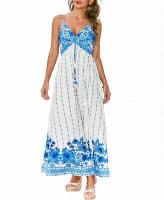 Women's Pampered Tropical Maxi Beach Dress