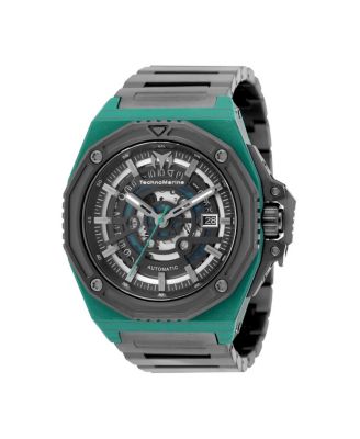 Men's TM-525002 Carbon Nautic Automatic NH35A Skeleton Dial Watch