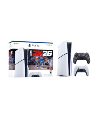 5 NBA26 Disc Console Slim w/DualSense Controller Gray Camouflage