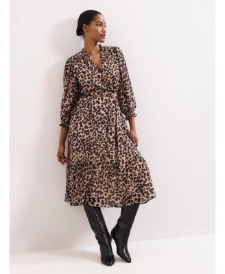 Women's Carra Leopard Midi Dress