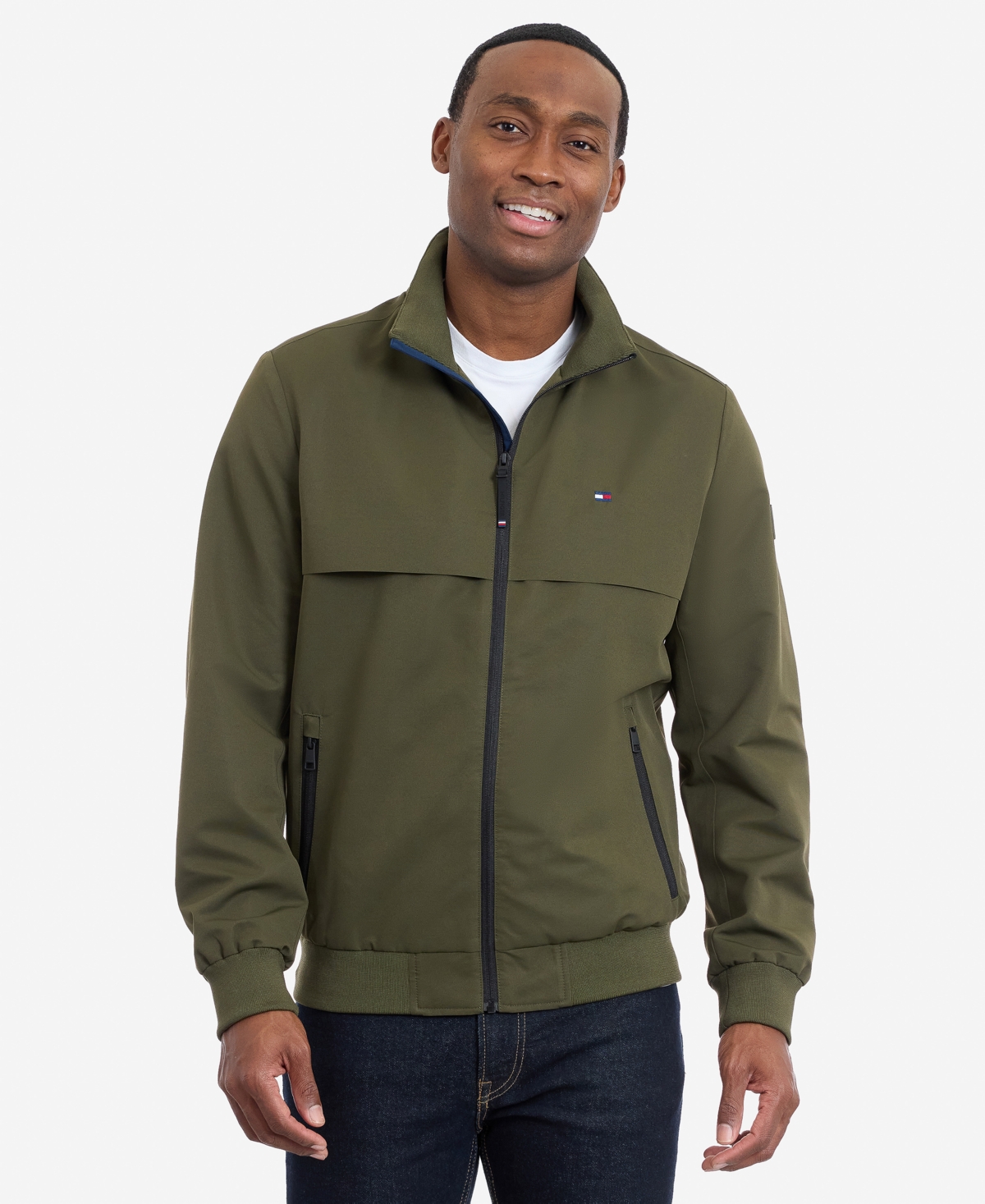 Tommy Hilfiger Men's Water Resistant Boating Regular Fit Jacket