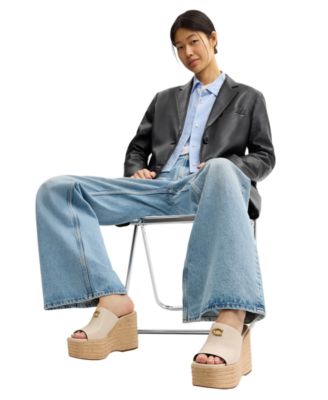 Women's Wedge Espadrilles Slip-On Sandals