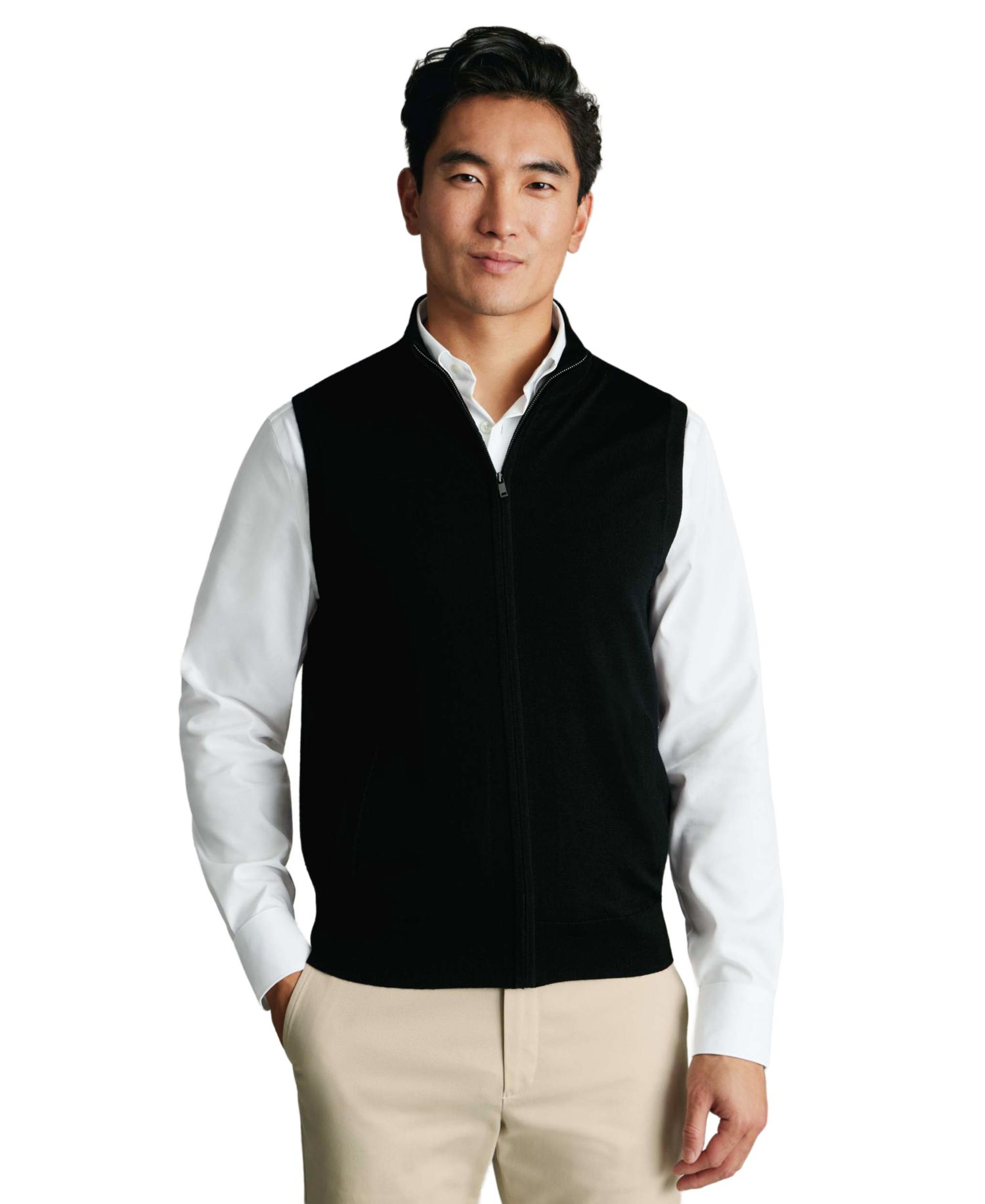 Men's Regular-Fit Gilet Sweater