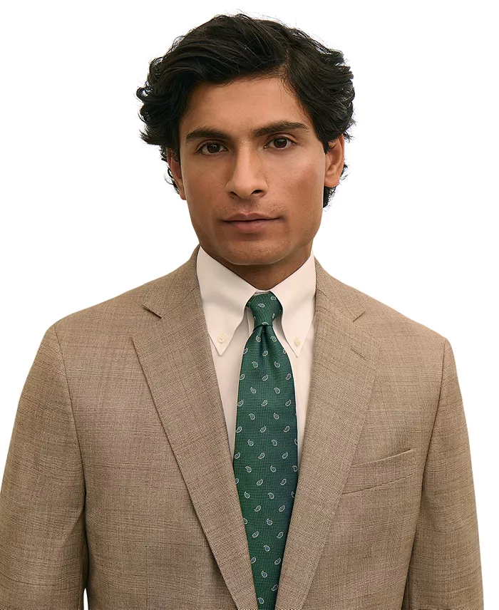 Brooks Brothers Men's Plaid Stretch Classic-Fit Suit Jacket - thumbnail 3