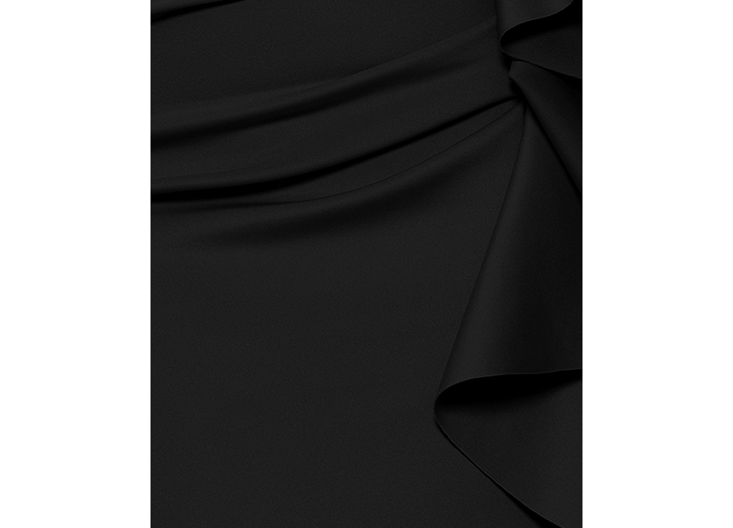 Women's Scuba Off-The-Shoulder Gown