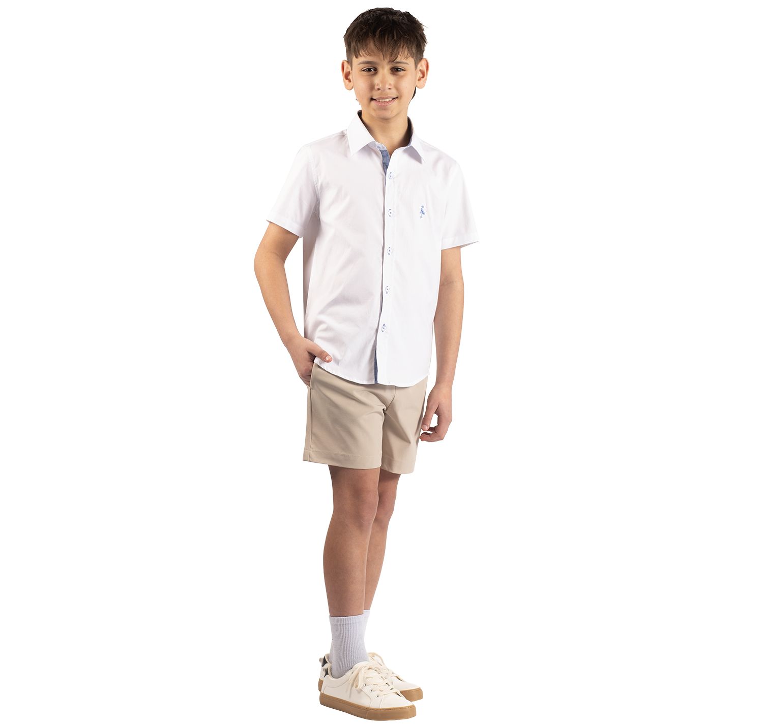 Big Boys Signature Oxford Short Sleeve Shirt