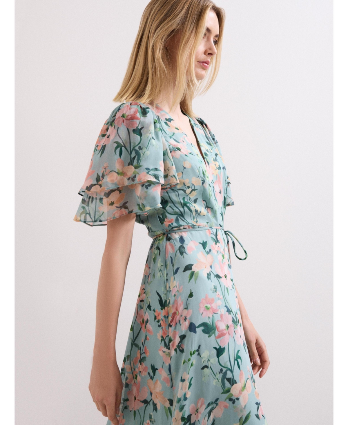 Phase Eight Women's Violet V-Neck Maxi Dress