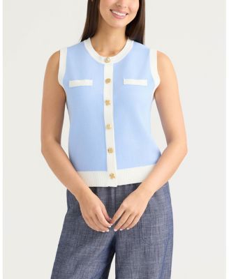 Women's Button Front Sweater Vest