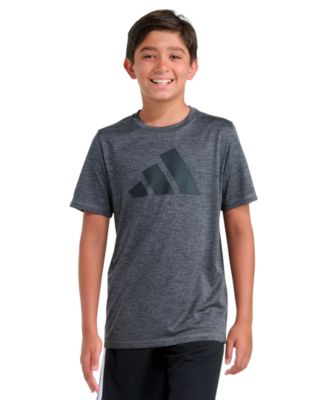 Boys' 8-20 Short-Sleeve Essential Poly M&eacute;lange T-Shirt