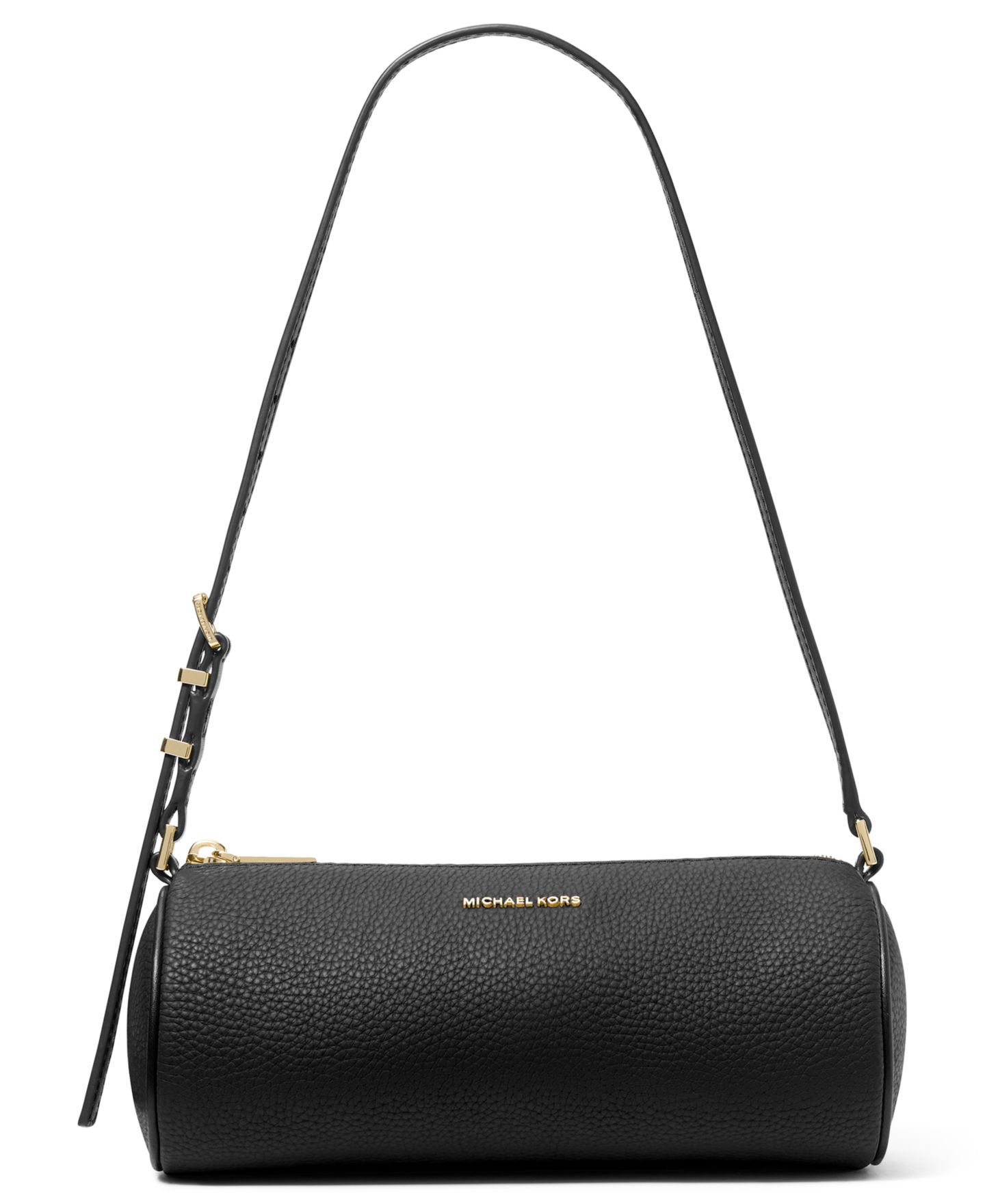 Женская сумка Michael Kors Izzy Small Barrel Pouchette, цвет: Чёрный — фото 1