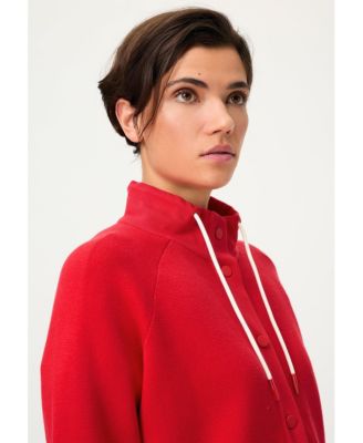 Women's Sporty Mock Knit Cardigan