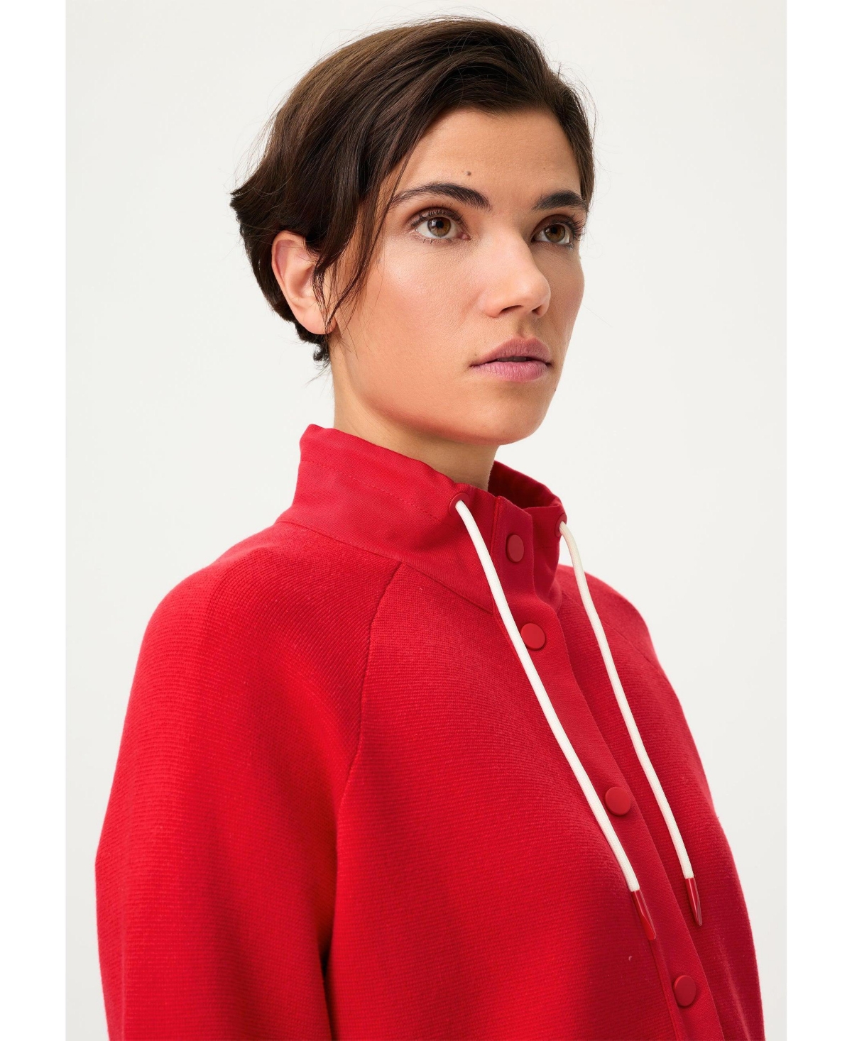 Olsen Women's Sporty Mock Knit Cardigan