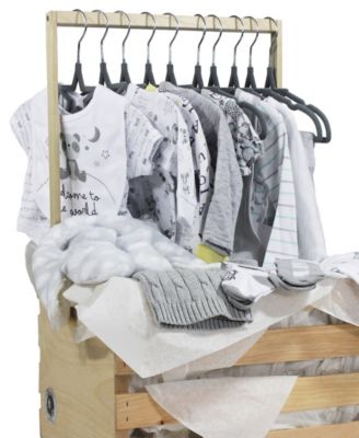 Baby Boys' 1st Year Baby Shower Gift Crate, 33-Piece Set