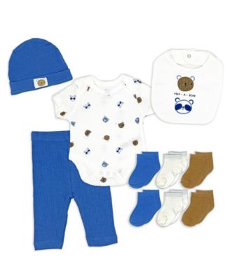 Baby Boys' First Years Baby Shower Gift Crate, 38-Piece Set