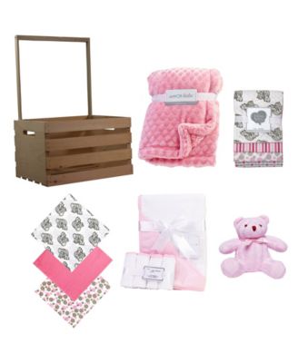 Baby Boys' & Baby Girls' Necessities Baby Shower Wardrobe Gift Crate, 16-Piece Set