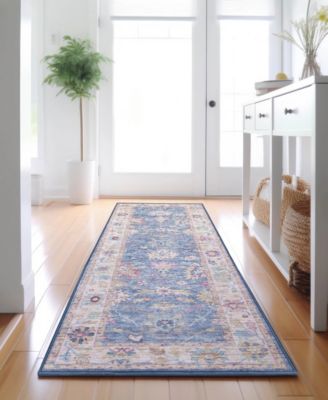 Hatay Washable HY7 2'3"x7'6" Runner Area Rug