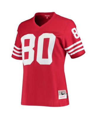 Women's Jerry Rice Scarlet San Francisco 49ers 1990 Legacy Replica Jersey