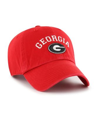Men's Red Georgia Bulldogs Classic Arch Clean Up Adjustable Hat