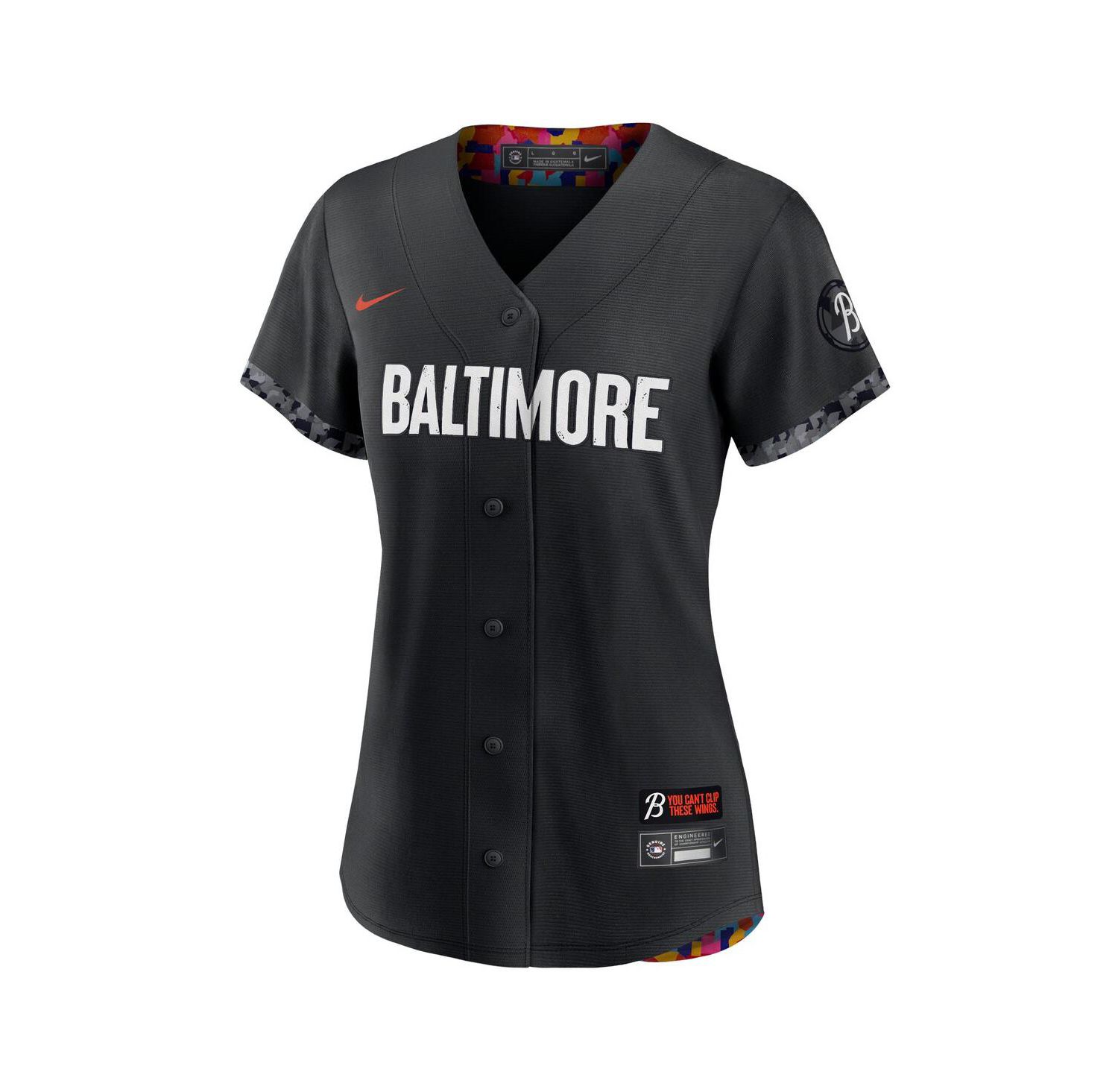 Women's Black Baltimore Orioles 2023 City Connect Replica Jersey