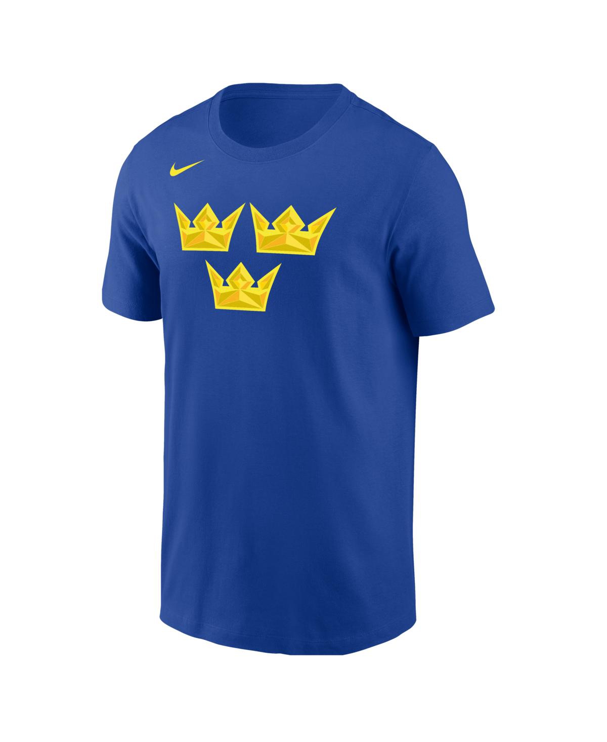 Nike Men's William Nylander Royal Sweden Hockey 2026 Name Number T-Shirt