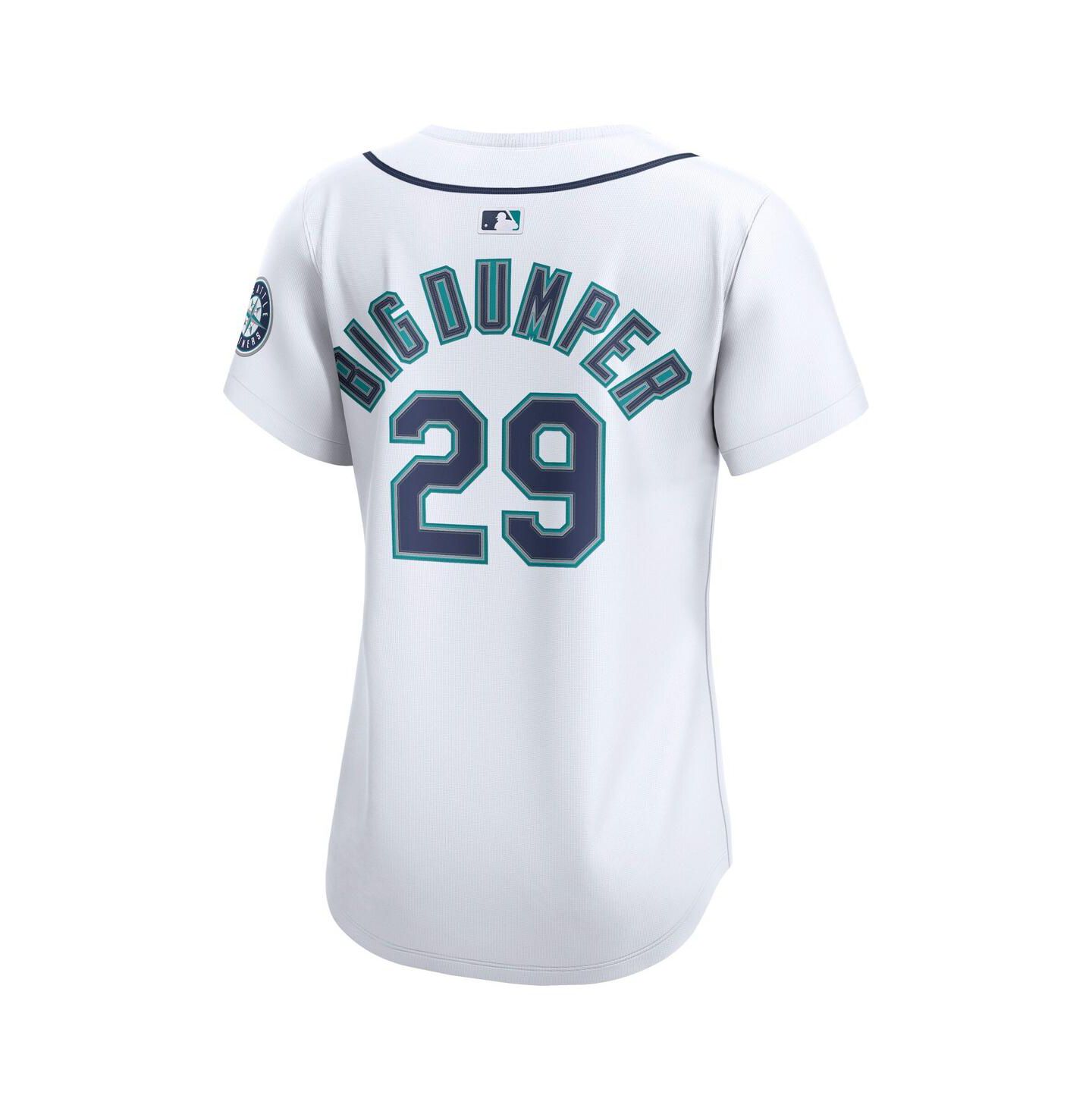 Женский топ Nike Cal Raleigh White Seattle Mariners Home Limited Player Jersey — фото 3