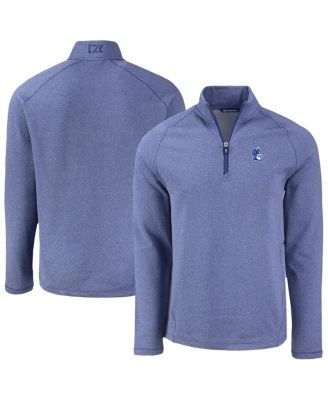 Men's Heather Blue Duke Blue Devils Peshastin Eco Fleece Quarter-Zip Sweatshirt