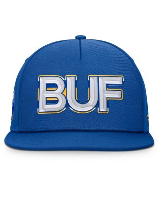 Men's Royal Buffalo Sabres Authentic Pro Rink Team Code Snapback Hat