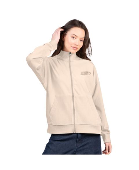 Женское худи G-III 4Her by Carl Banks Tan Seattle Seahawks Rookie Full-Zip