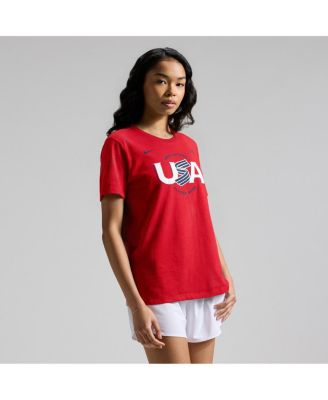 Women's Red USA Baseball 2026 World Baseball Classic Script T-Shirt
