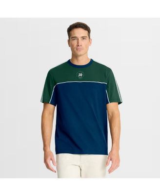 Men's Blue/Green Milano Cortina 2026 Winter Circular Retro T-Shirt