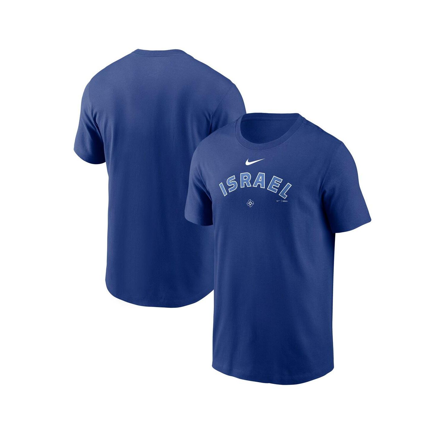 Men's Royal Israel Baseball 2026 World Baseball Classic Wordmark T-Shirt
