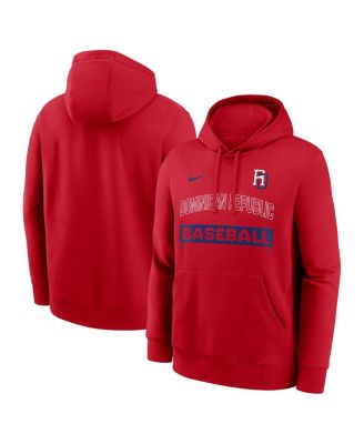 Men's Red Dominican Republic Baseball 2026 World Baseball Classic Club Hoodie