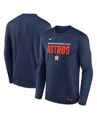 Men's Navy Houston Astros Authentic Collection Legend Dri-FIT Long Sleeve T-Shirt