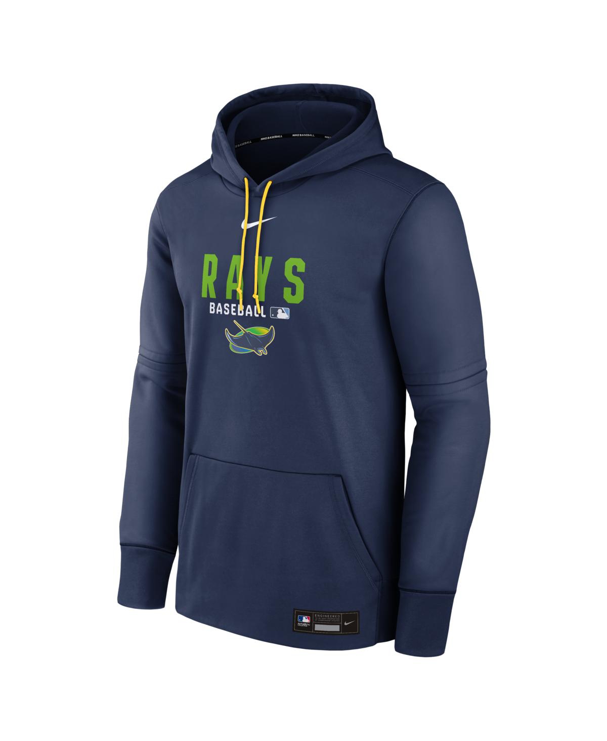 Nike Men's Navy Tampa Bay Rays Authentic Collection Therma-fit Hoodie