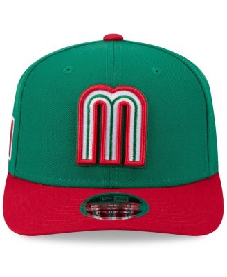 Men's Green/Red Mexico Baseball 2026 World Baseball Classic 9SEVENTY Adjustable Hat