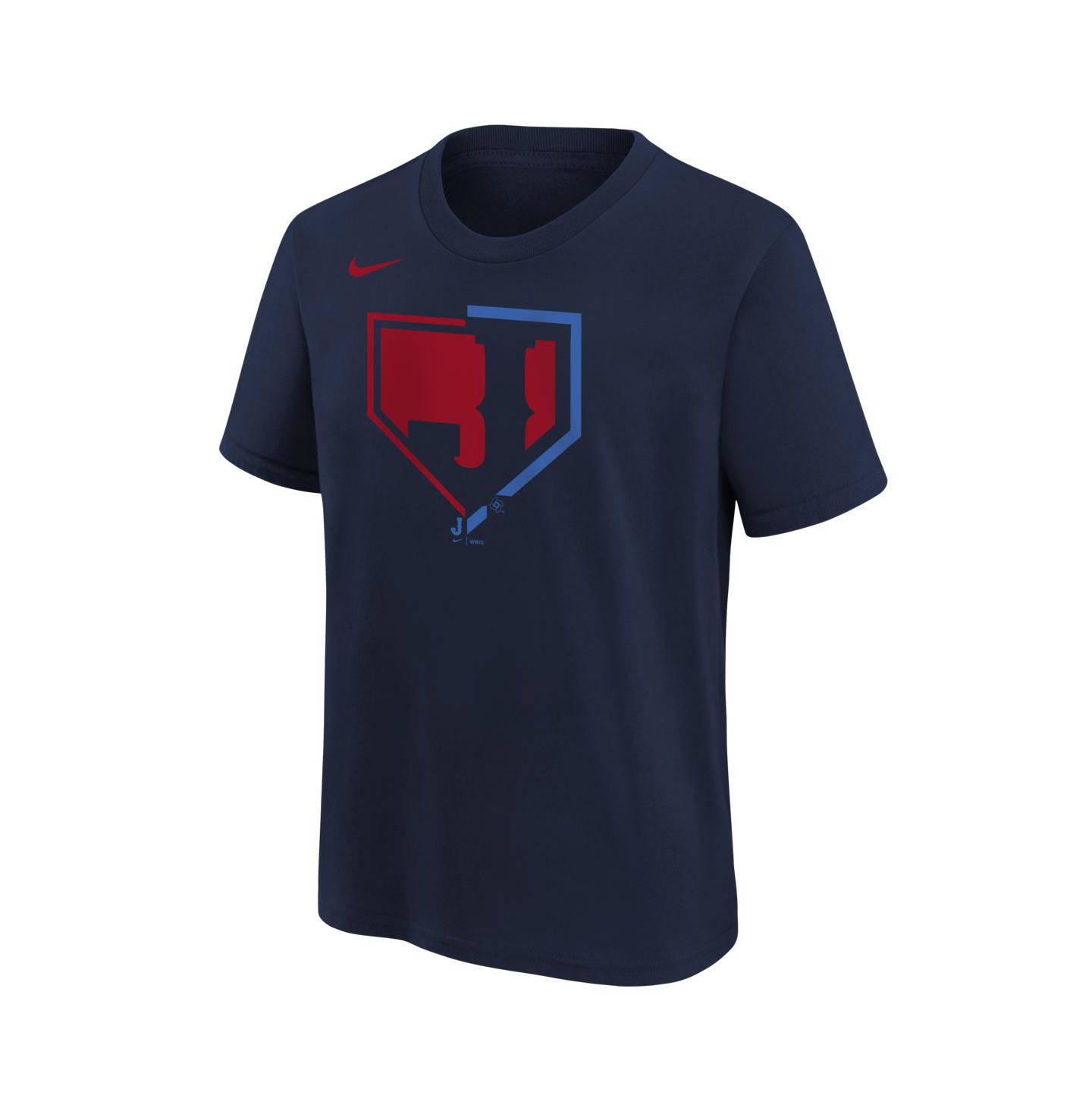 Детская футболка Nike Navy Japan Baseball 2026 World Baseball Classic Shield — фото 2
